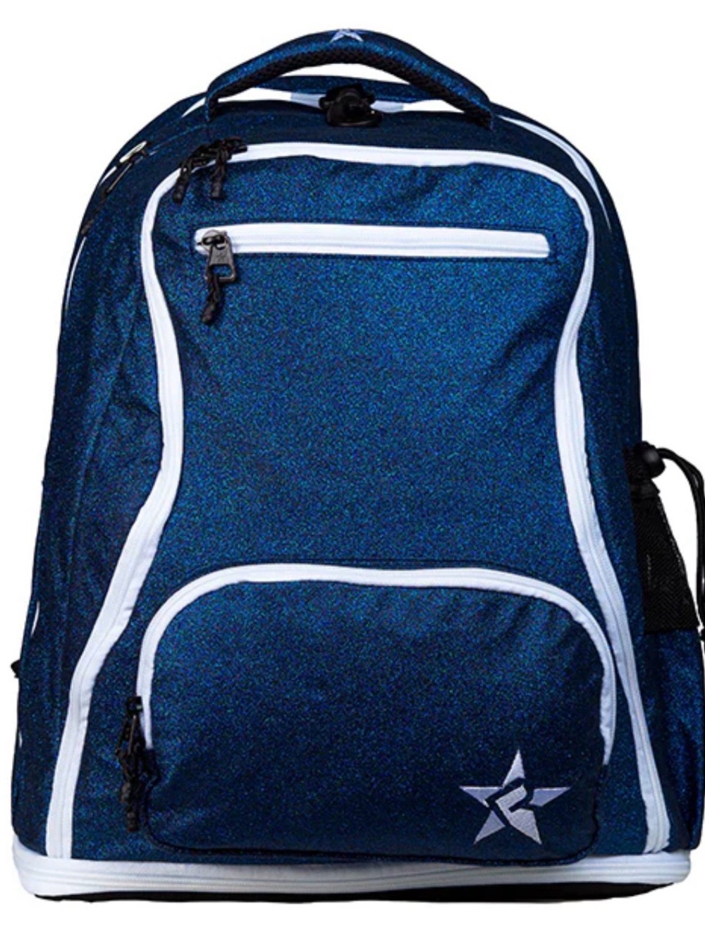 Rebel Dream Bag Plus with White Zipper, navy sparkle